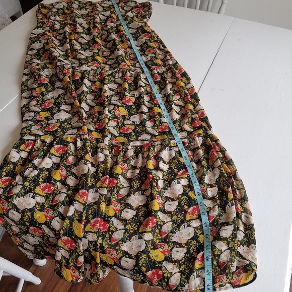 J. Crew  Mercantile Floral Maxi Sundress Summer dress  Size 14 - Picture 5 of 8